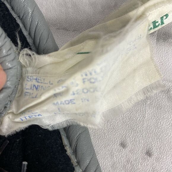 Vintage 80's Black Sheep Gray Leather Riding Gloves Size L  198 - Picture 7 of 9